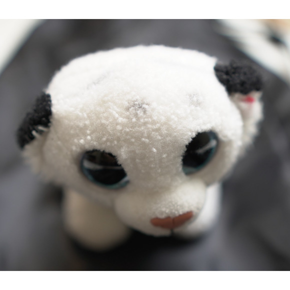 Ty Original Beanies Baby Tundra White Tiger Black Stripes Plush Toy VelveTy 2021 - Picture 4 of 12